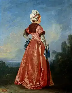 Antoine Watteau (?), Polish Woman, c. 1710–1720s, oil on panel, National Museum, Warsaw