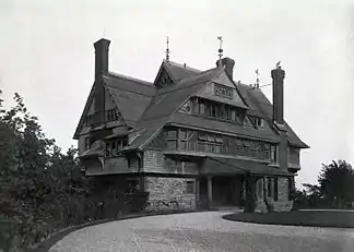 Watts Sherman House, before 1879 alterations.