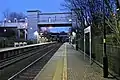 The station during the evening.