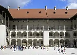 Wawel Castle in Krakow (1507-36)