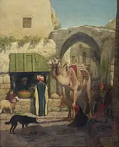 A street in Jerusalem, 1863