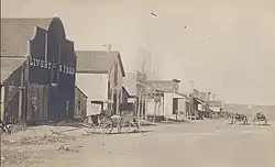 Webster street scene (est. early 1900s)