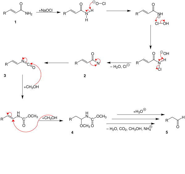 Weermann degradation 1st unsattuered