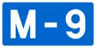 M-9 highway shield}}