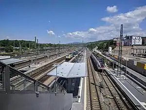 Tracks and platforms