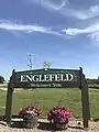 Welcome sign outside of Englefeld