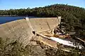 Wellington Dam before the upgrade