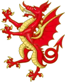 Dragon used in arms by the Tudor monarchs