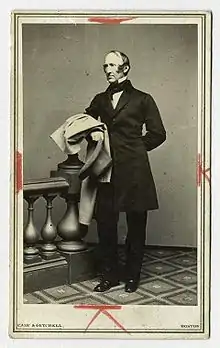 Portrait of Wendell Phillips, by Case & Getchell, ca.1863-1864