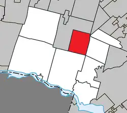 Location within Argenteuil RCM