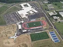 West Clermont High School aerial view