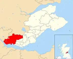 Location of the ward