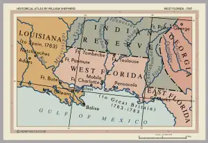 Image 12The expanded West Florida territory in 1767. (from History of Florida)