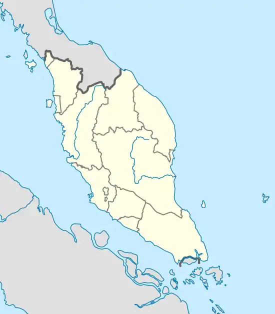 2013 Malaysia Super League is located in Peninsular Malaysia