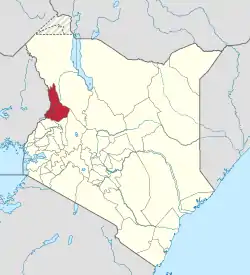 Location in Kenya