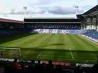 Inside the stadium of West Bromwich Albion, The Hawthorns