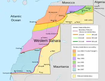 Image 3System of the Moroccan Walls in Western Sahara set up in the 1980s (from Western Sahara)