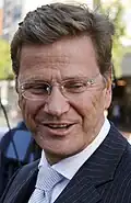 Westerwelle hamm 2009 ankunft.jpg