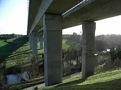 West-Link bridges from underneath