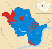 Westminster 2018 results map