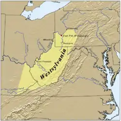 Image 15State of Westylvania proposed to the U.S. Congress (from West Virginia)