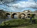 The east side of Wetherby Bridge