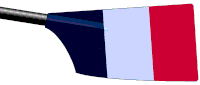 Image showing the rowing club's blade colours