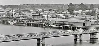 1880s Whanganui railway station