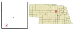 Location of Ericson, Nebraska