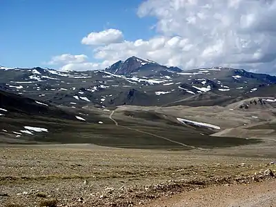 White Mountain Peak is the highest summit of the White Mountains and is the highest point within the Great Basin.