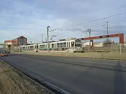 Whitehorn Station in 2007 before the platform canopy was added in 2011