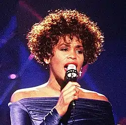 Image 134Whitney Houston was certified as the best-selling female R&B artist of the 20th century by the Recording Industry Association of America.  (from 1990s in music)