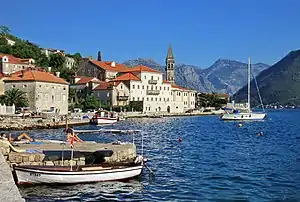 View of the town from the west.