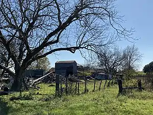 Ruins of Wied Cotton Gin in December 2019