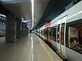 A southbound S7 trian