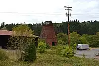 Wigwam burner in Drain, Oregon