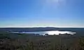 Bow Lake as seen from Parker Mountain in Strafford