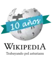 Tenth anniversary of the Asturian Wikipedia (2014)