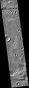 Bouguer (Martian crater) , as seen by CTX camera (on Mars Reconnaissance Orbiter).