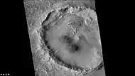 Chincoteague crater, as seen by CTX camera (on MRO).