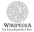 Logo of the Spanish Wikipedia (2002–2003)