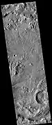 Peridier Crater, as seen by CTX camera (on Mars Reconnaissance Orbiter).