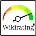 Wikirating Logo used by the website www.wikirating.com and by the Wikirating Association