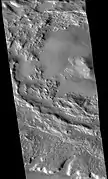 West side of Sinton Crater, as seen by CTX camera (on Mars Reconnaissance Orbiter).