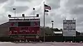 Wildcat Stadium scoreboard and championship billboard