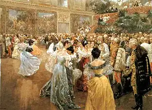 Court Ball at the Hofburg by Wilhelm Gause