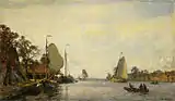 Willem Bastiaan Tholen (1904): Zomers riviergezicht met zeilschepen, private collection.