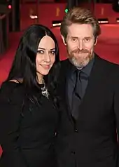 A photograph of Dafoe and his wife Giada Colagrande