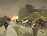 Willem de Zwart (1890): Street at Montmartre in the Winter, Rijksmuseum Amsterdam.