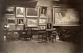 Hunt's studio, 1879